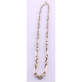 Solid Gold Paperlink and knot Chain